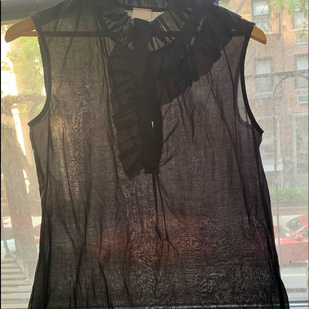 🖤🔥One More Time sheer cotton sleeveless top M